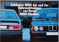 Prospekt BMW 7 E23 6 E24 Gebrauchtwagen 3 /1989