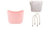 Torebka O bag Standard Foro Outlet Pudrowy róż organizer i dł naturaln Obag