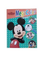 DISNEY MEGACOLOR + NAKLEJKI KOLOROWANKA DLA DZIECI MICKEY MOUSE