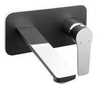 Bateria umywalkowa podtynkowa Ferro Adore Black srebrny