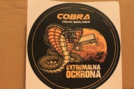 NAKLEJKA - COBRA - EXTREMALNA OCHRONA - CAMPER - AUTO - BUS