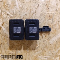 Uchwyt potrójny na akumulatory baterie Parkside X20V Team z blokadą