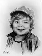 Portret A4 ze zdjęcia ręcznie rysowany, prezent, rocznica, urodziny