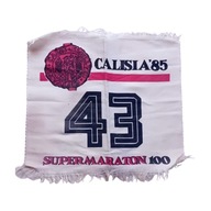 Numer startowy - Supermaraton Kaliski 100 km. 1985 r.