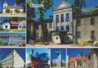 CHRZANÓW - KOŚCIÓŁ - MUZEUM - RYNEK - URZĄD - SZKOŁA - PAROWÓZ - POMNIK