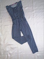 F&F__ŚLICZNY KOMBINEZON KWIATUSZKI__104/110