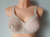 Śliczna bielizna biustonosz beżowy modelujący bez fiszbin brak rozmiaru