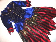 TU 7-8 L. STRÓJ SUKNIA PIRATKI TIUL BROKAT SUPER J.NOWA