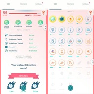 Pokemon GO konto Level 55, 44x Legendary, 26x IV100, 19x Shiny, 6x Mythical