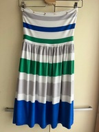 M 36 S 34 XS Stradivarius letnia wakacyjna sukienka odkryte ramiona pasy