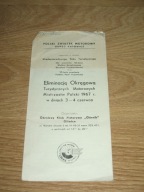 GKS GÓRNIK GLIWICE PZM elim. Motorowe Mistrzostwa Polski Katowice 1967