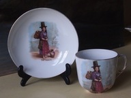 Filiżanka z podstawkiem - porcelana ang.