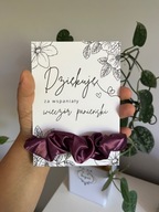 Podziękowanie podziękowania wieczór panieński frotka scrunchie