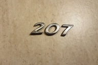 EMBLEMAT LOGO KLAPY TYŁ PEUGEOT 207