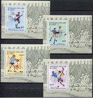 **WM90 KONGO 1178-81 BLOKI DE LUXE - PIŁKA NOŻNA