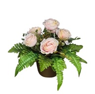 Stroik Wiązanka dekoracja na pomnik nagrobek cmentarz Dzień Babci i Dziadka