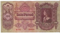 100 Pengo 1930 Królestwo Węgier (1920–1946) Miklós Horthy