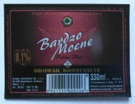 ETYKIETA PIWO JASNE PEŁNE BARDZO MOCNE BROWAR KONSTANCIN