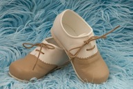 Buciki SKÓRZANE BUTY chrzest boy 14 cm ECRI LIKWIDACJA SKLEPU-70% OKAZJA