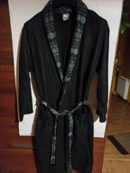 Szlafrok polarowy Country Club L XL czarny ciepły