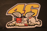 NAKLEJKA - 46 - NA ROWER - MOTOR - AUTO - KASK