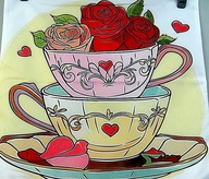 # POSZEWKA - POLIESTER / JEDWAB - 45 X 45 cm - D3