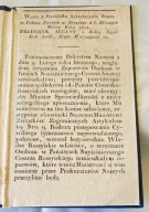 Wręczanie pozwów Księstwo Warszawskie 1811 r.