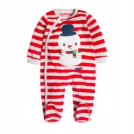 Cool, Pajac ciepły ŚWIĘTA MIKOŁAJ BAŁWANEK, ZIMA, 68 cm