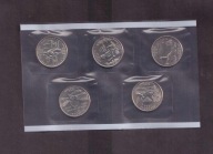 USA - 2003 rok - zestaw menniczy - 5 monet 1/4 Dolar - mennicze - mennica P