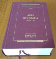 Acta synodalia ab anno 381 ad annum 431 Arkadiusz Baron, Henryk Pietras SJ
