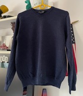 wyprzedaz SW granatowy zimowy włoski Marco Fiori wełniany