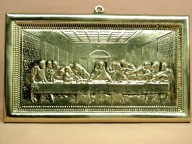 obrazek z mosiądzu - Ostatnia Wieczerza - nowy