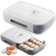 POJEMNIK NA JAJKA BOX ORGANIZER DO LODÓWKI SZUFLADA DO JAJ PUDEŁKO