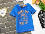 JUST SMAL - NIEBIESKA BLUZECZKA SHARK r 74