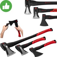 ZESTAW 3 SIEKIER ROZŁUPUJĄCYCH WŁÓKNO SZKLANE MOCNE OSTRZAŁKA