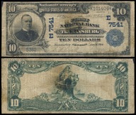 BNA - USA 10 Dollars 1902 # NEW YORK TRUMANSBURG 7541 # Lyons Roberts # F-