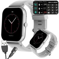 Smartwatch zegarek damski męski gumowy pasek sport bluetooth rozmowy