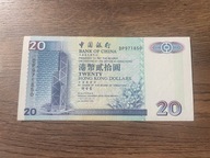 Hong Kong - 20 dolarów - 1998 - UNC/UNC-