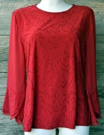 BLUZKA CZERWONA Z DŁUGIM RĘKAWEM R "44"