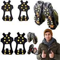 KOLCE Łańcuchy NA BUTY ELASTYCZNE Gumy ANTYPOŚLIZGOWE Podeszwy L - 41/46