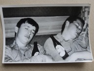 PRL młodzieńcy kolej PKP piwo Żywiec(124b)