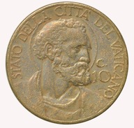 Watykan - 10 centesimi 1936