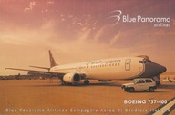 SAMOLOT - BOEING 737-400 - BLUE PANORAMA - WŁOCHY - FIAT PANDA