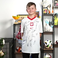 Koszulka meczowa REPREZENTACJI POLSKI z autografami - Jacob the Goalkeeper