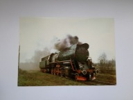 Parowóz Ty 51 - pocztówka z 1980