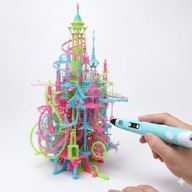 DŁUGOPIS 3D Dla Dzieci DRUKARKA PEN Zestaw i WKŁADY PLA 300 METRÓW KSIĄŻKA