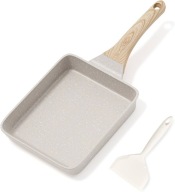 JAPOŃSKA PATELNIA DO OMLETÓW NALEŚNIKÓW NIEPRZYWIERAJĄCA ŁOPATKA ZESTAW