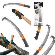 OSTRA RĘCZNA PIŁA Z HAKIEM OGRODOWA DO CIĘCIA DREWNA GAŁĘZI OGRODNICZA