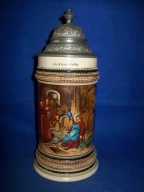 [@oh] Przesliczny Stary kufel--1/2L ok,1880-r -20-