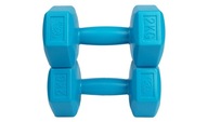 HANTLE BITUMICZNE 2X2 KG CIĘŻARKI FITNESS DO ĆWICZEŃ SIŁOWNIA PVC